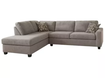 Kirkland Grey 2Pc Sectional with Left Facing Lounger - 2657KG2L