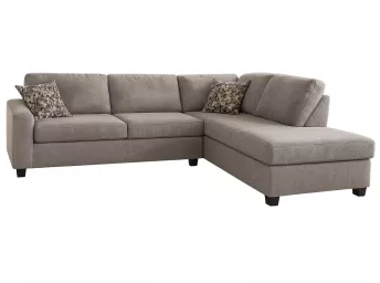 Kirkland Grey 2Pc Sectional with Right Facing Lounger - 2657KG2R