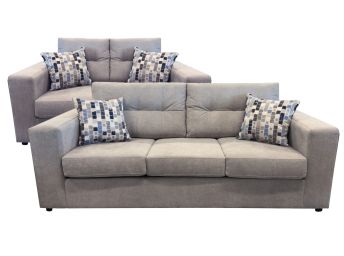 Kirkland Platinum Sofa & Loveseat Set - 2542KP20