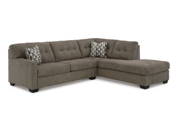 Mahoney Chocolate 2PC Right-Facing Sectional - 3100MC2R