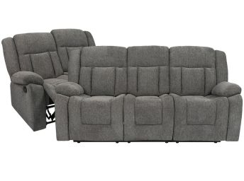 Maribel Iron Reclining Sofa & Loveseat Set - 1020MI20