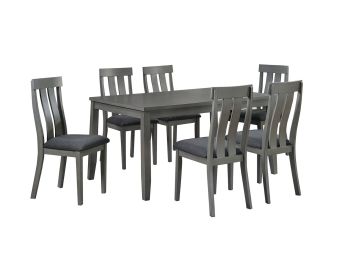 Mira Grey 7-Piece Dinette Set - 0626MG70