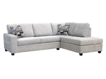 Naples Silver 2Pc Sectional - 2465NS20