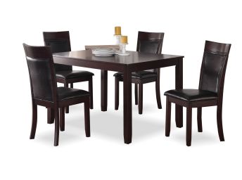 Nellie Espresso  5-Piece Dinette Set - 3648NE50