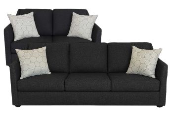 Planet Midnight Sofa and Loveseat Set - 2546PM20