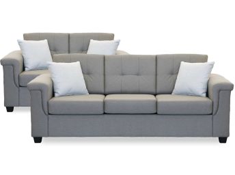Pony Slate Sofa & Loveseat Set - 2493PS20