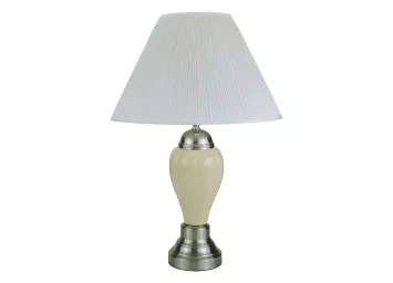 Porcelain Ivory/Brushed Nickel  Lamp - 6115IV15