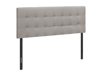 Queen Grey Linen Headboard - 6003GLQ3