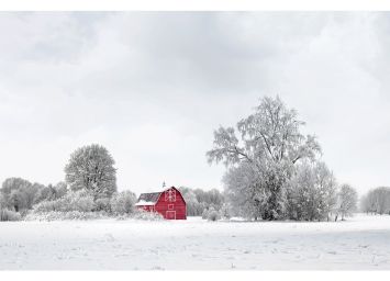Red Barn 30 x 40 Print - SF313040