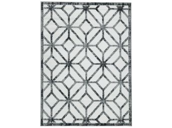 Reidland Black 5x7 Washable Area Rug  - ARUGRB00