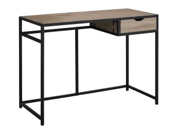 Taupe Black Computer Desk - 7221TB00