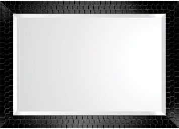 Turtle Black 24x36 Mirror - TBLK2436