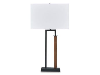 Voslen Black & Brown Lamp - 2045VB15