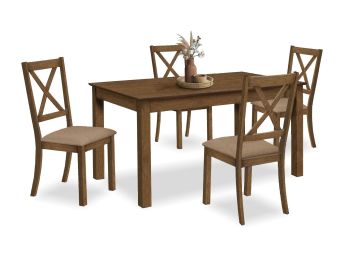 Walnut Brown 5-Piece Dinette - 1311BR50