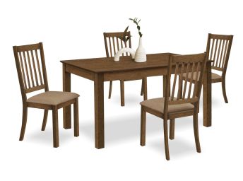 Walnut Brown 5-Piece Dinette - 1312BR50