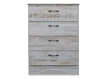Weathered Pine 4 Drawer Chest - 0919WP04