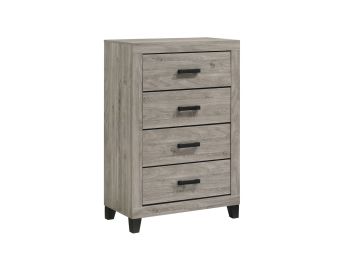 Wesley Light Grey 5 Drawer Chest - 0360LG04
