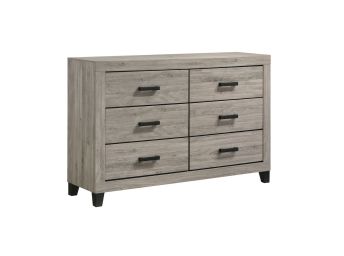 Wesley Light Grey Dresser - 0360LG01