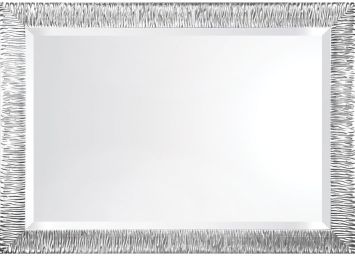 Zebra Silver 24x36 Mirror - ZSIL2436