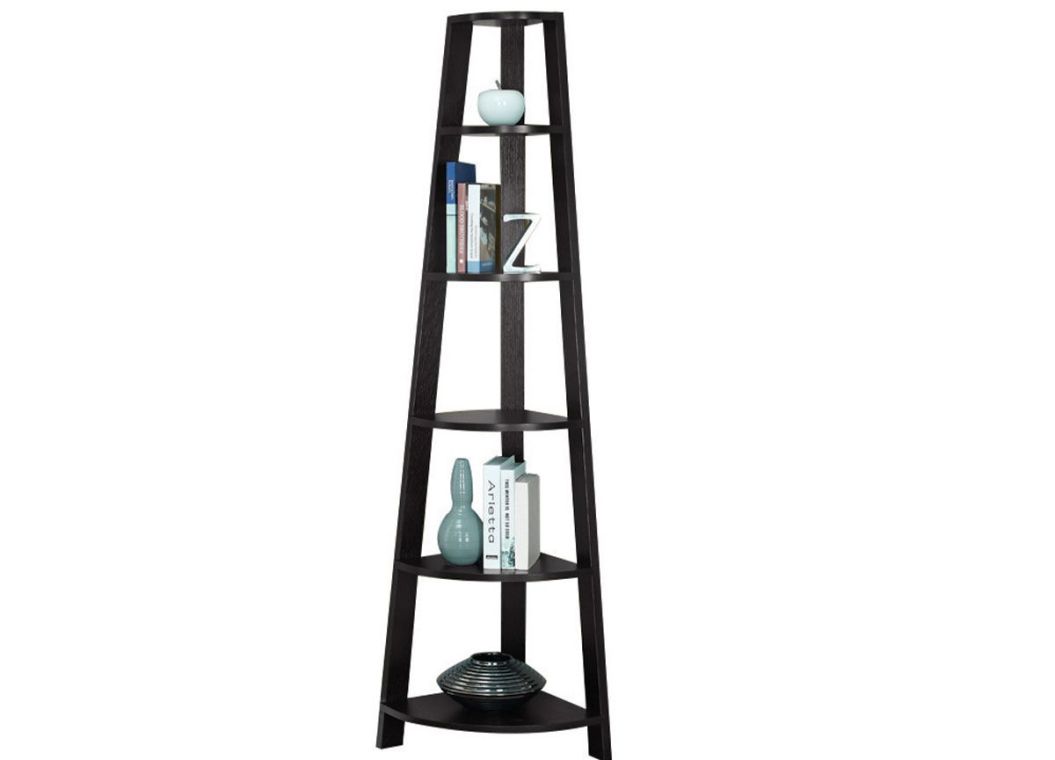 Cappuccino 72" Corner Accent Etagere - 2495CA00